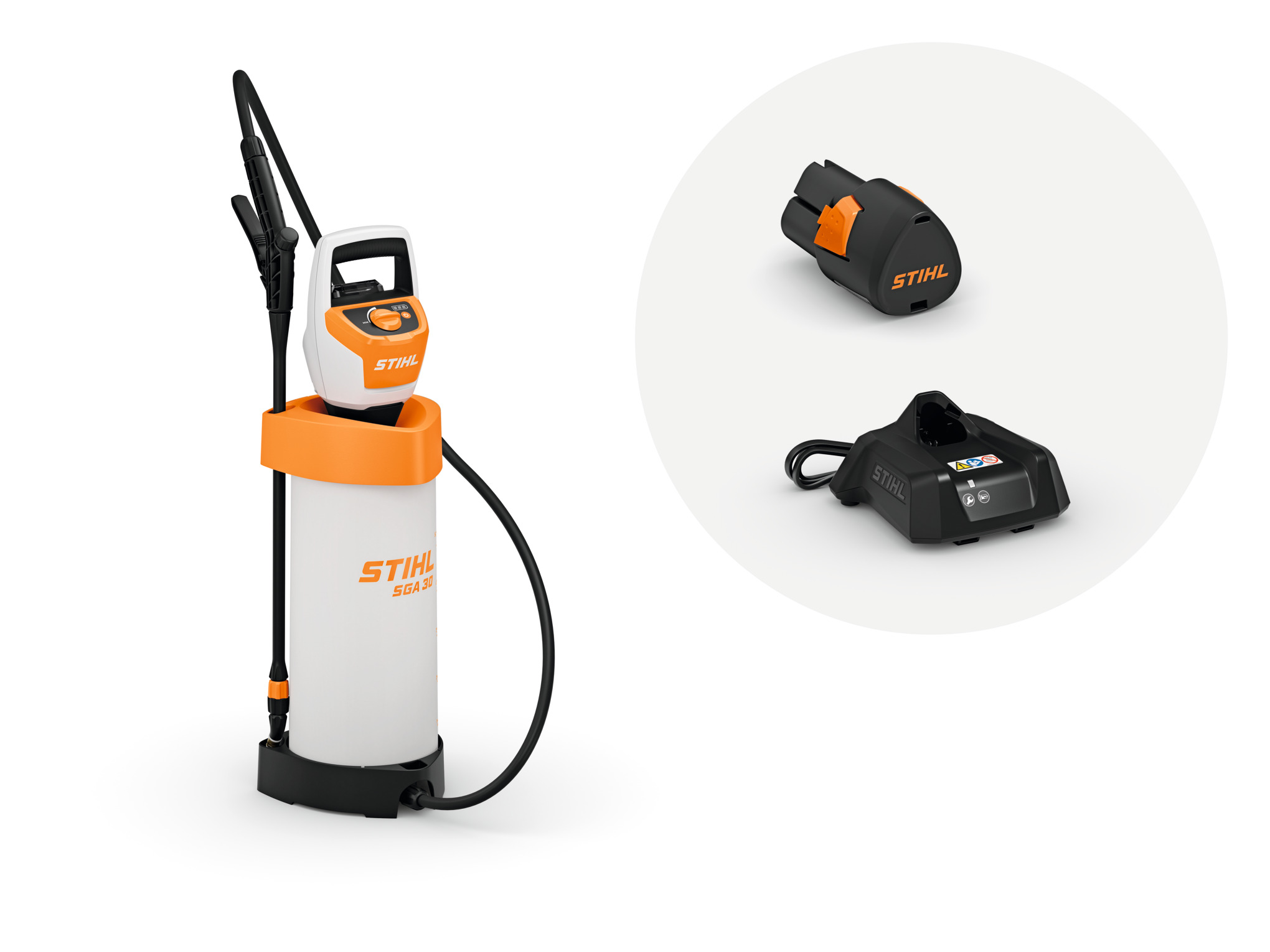 Pulvérisateur SGA 30 - Pack batterie et chargeur