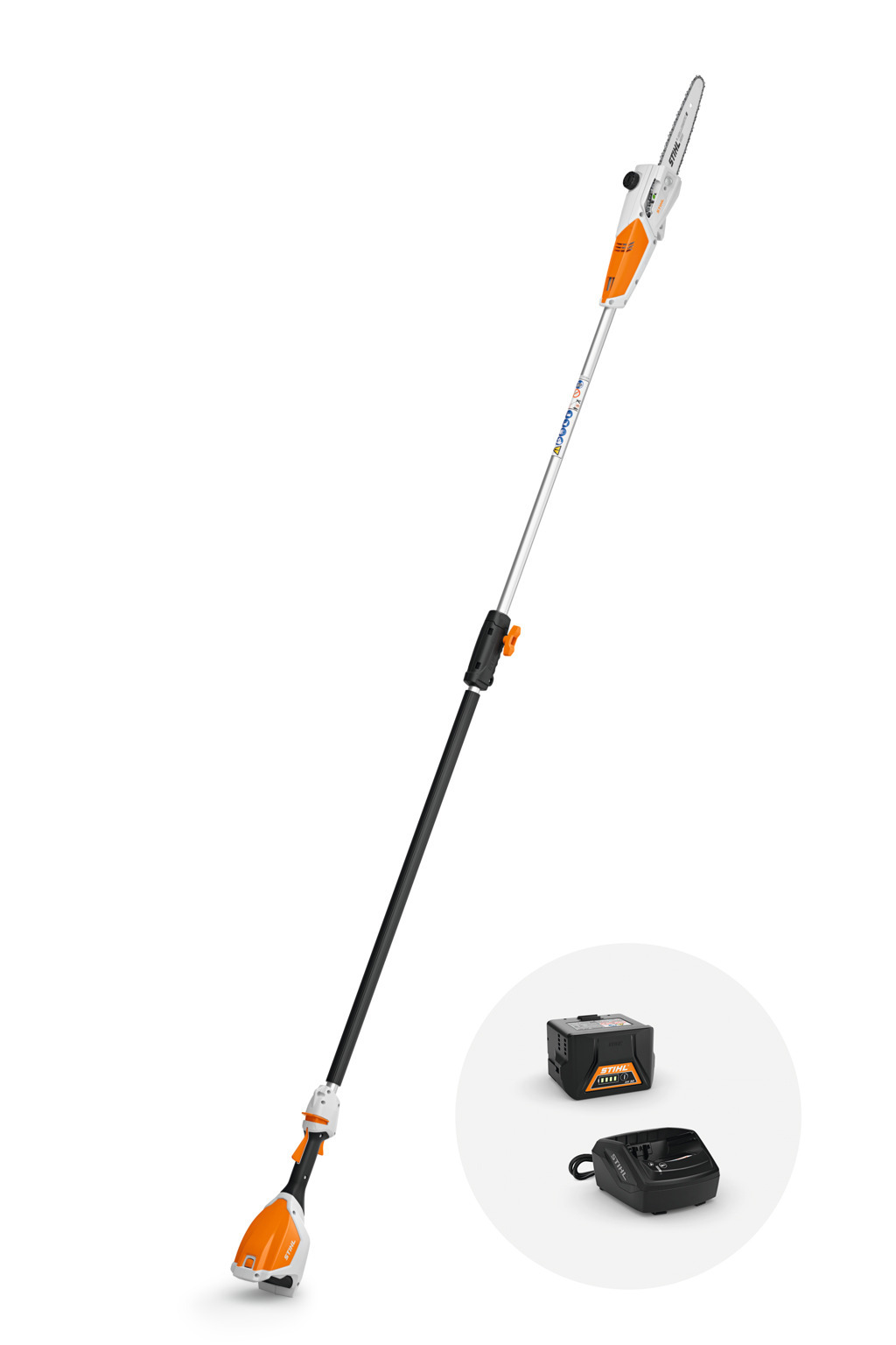 Perche élagage HTA 50 - Pack batterie et chargeur