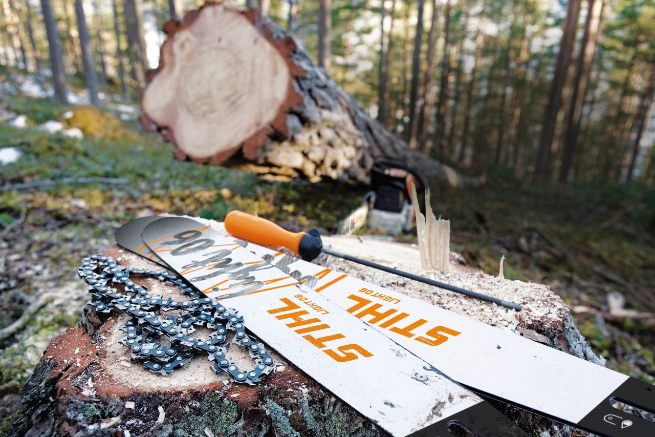 guide chaine stihl